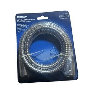 Peerless 60 Metal Shower Hose Hand-Held Universal Replacement Chrome 76041